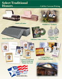 Photo of Select Traditional Honors brochure from HIndman Funeral Homes & Crematory, Inc.