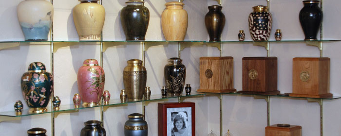 Photo of Urns at Hindman Funeral Homes, Inc.