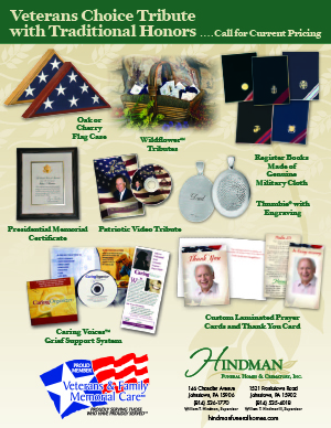 Veterans Choice Tribute with Traditional Honors from Hindman Funeral Homes & Crematory