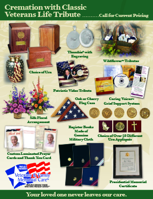 Traditional Honors with Classic Cremation Tribute Tribute from Hindman Funeral Homes & Crematory, Inc.