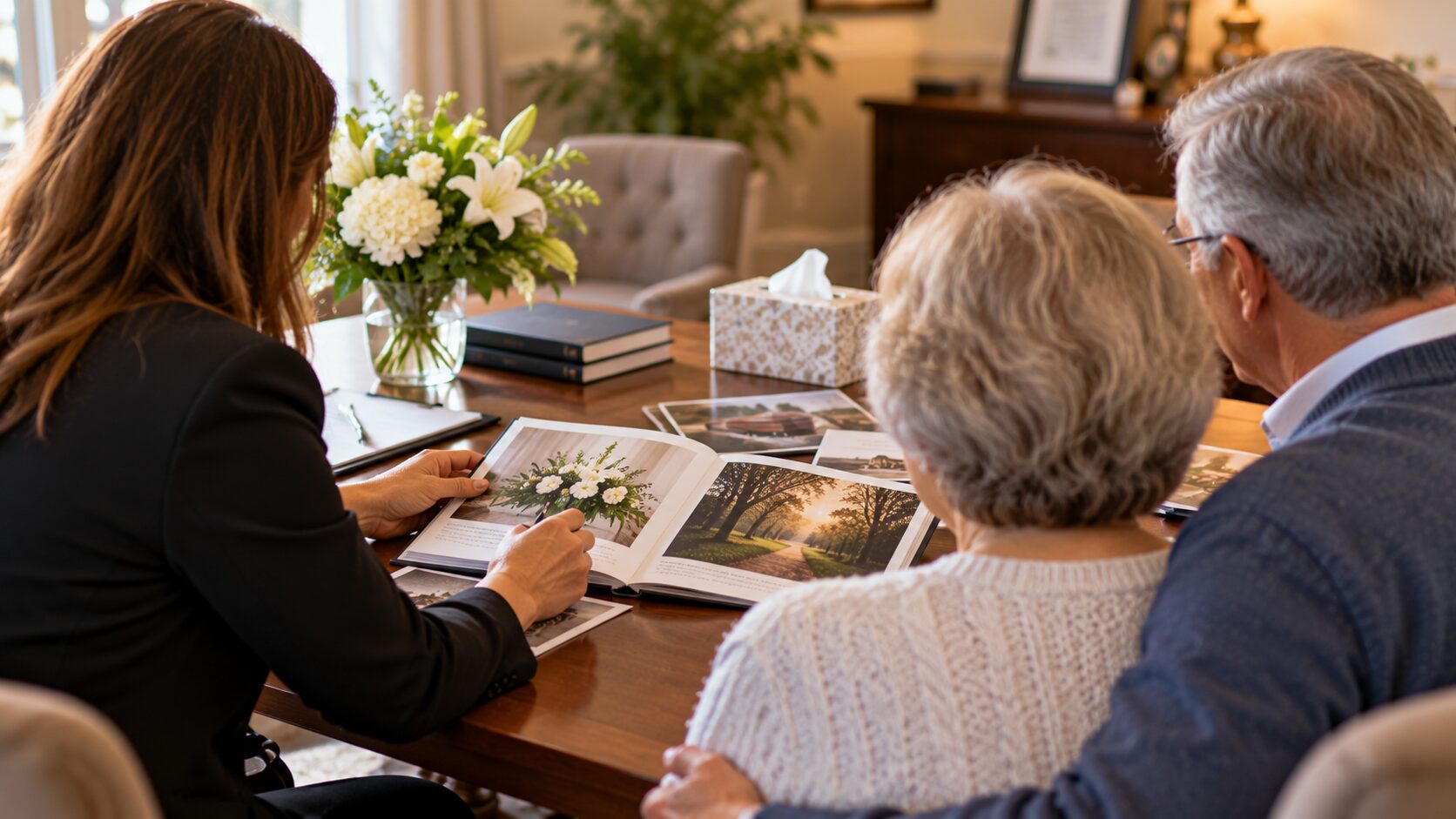 A compassionate memorial planning consultation at funeral homes Northern Cambria, PA.
